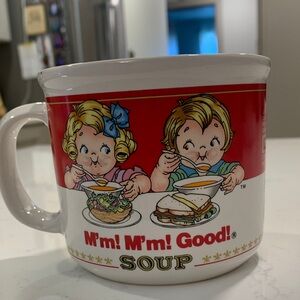 Soup Mug with Vintage Design